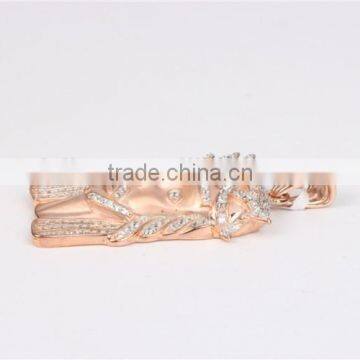 Hot Sale 925 Sterling Silver AAA CZ Jesus Head Necklace Hip Hop Jesus Face Pendant photo-5