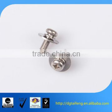 zinc coated flange head torx screw with washer