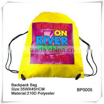 Customized Logo high quality Promotional Drawstring Bag