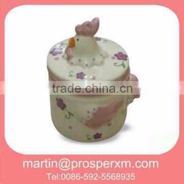 Ceramic tea canister