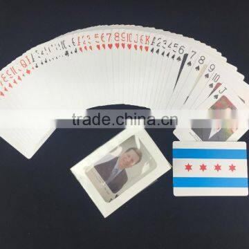 Advertising poker card, customized logo printing playing card for promotional gift