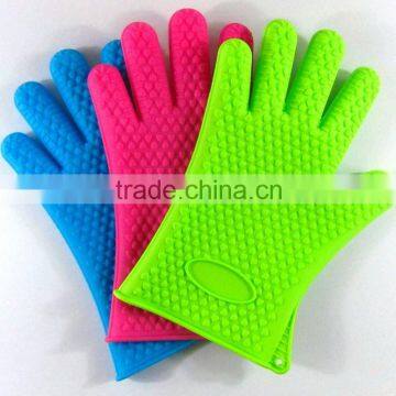 five fingers silicone oven mitt