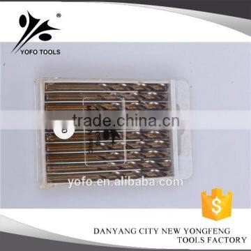 Factory Supply Solid Hss Twist Drill Bit Set Drilling Metal