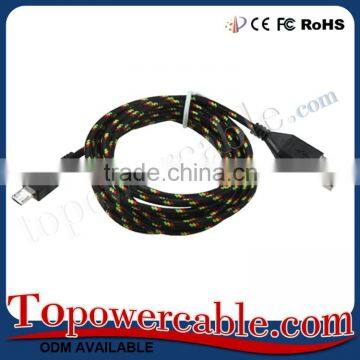 Hot Selling Mobile Phone Accessories Best Nylon Micro USB Charging Cable photo-3