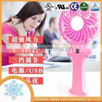 Shenzhen manufacturer high quality portable rechargeable fan usb mini desk fan