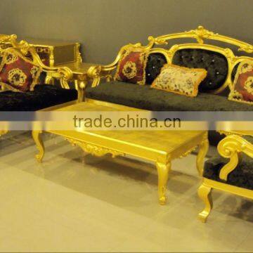 Royal carved design living room sofa sets A100