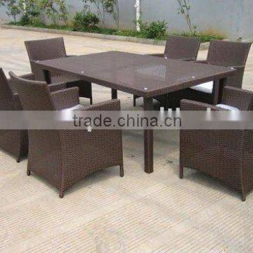 rattan dining table chair