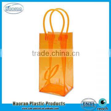 China Supply Hot Sale Plastic Colorful PVC Ice Wine Cooler Packing Bag