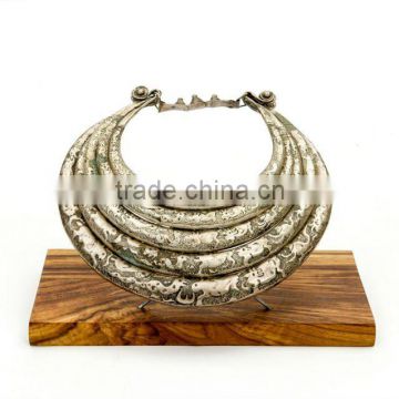 Chinese antique tibetan silver necklace