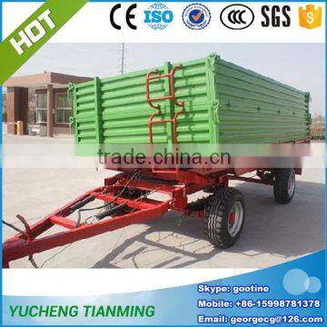 Farm machines hydraulic dump trailer for tractor