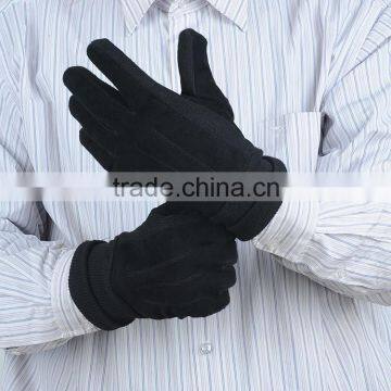 Wholesale Price Men's Pig Suede and knitted leather Gloves with low price