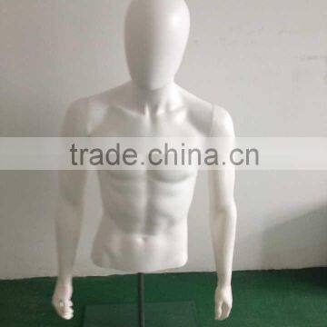 Half body plastic mannequin