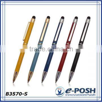 Portable Customizing Engraving Metal Touch Screen Stylus Promotional Mini Refill Pen photo-5