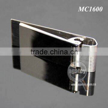 Rectangle Zinc Alloy Cash Clip Slim Pocket Purse Cash Holder Organizer Promotional Blank Stainless Steel Metal Craft Money Clip photo-3