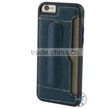 Wholesale PU Leather Case for iPhone6 , Card Holder Wallet case