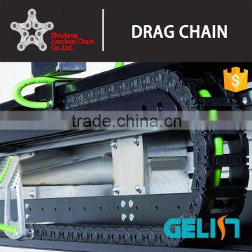 CNC Plastic Lone Life Nylon Protect Wire Carrier Electric Cable Drag Chain photo-3