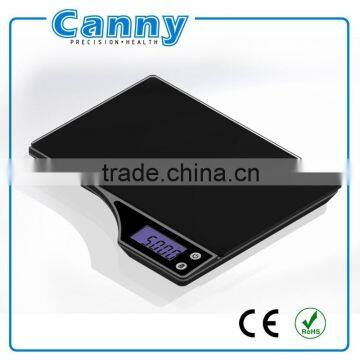 CK350 - Electronic Kitchen Scale 5kg capacity, High visiable LCD display, Blue backlight function