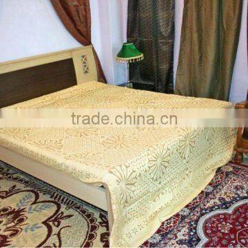 Applique Work indian bedspreads designer indian bedding tapestry