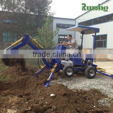 CE Standard Direct Factory RXDLW-22 Mini Towable Backhoe Excavator Quality Choice photo-4