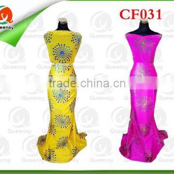 2015 new coming prined chiffon fabric, wholesale price chiffon for dress CF031