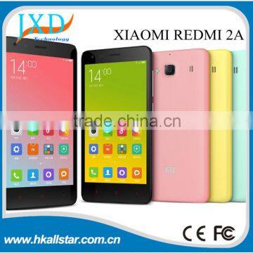 2015 100% original xiaomi redmi 2A cell phone hongmi 2A 4.7 inch 2MP 8MP 2G RAM 16G ROM 1.5GHz TD-LTE dual sim 2200mah