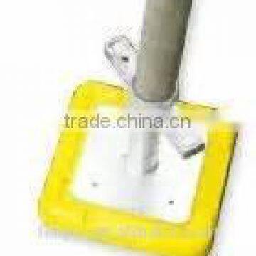 Heavy duty scaffold foot plate