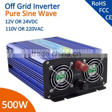 CE RoHS approved 12v 220v solar power inverter 500W inverter pure sine wave                        
                                                                                Supplier's Choice