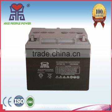 Guangzhou solar batteries 12V 38AH long life time