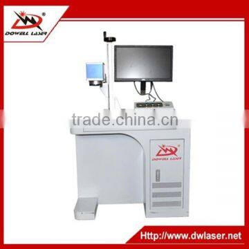 China alibaba suppier 2016 metal fiber marking machine/10w 20w DW-1010/2020 laser marking machine with one warranty