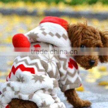 "Cream Bear" Pet Clothes, Coral Fleece Pet Wear, Winter Dog Clothes 1/3