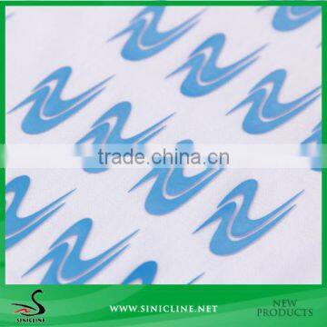 Sinicline 3D Emboss Feeling Silicone Heat Transfer Label For Bag and Clothing