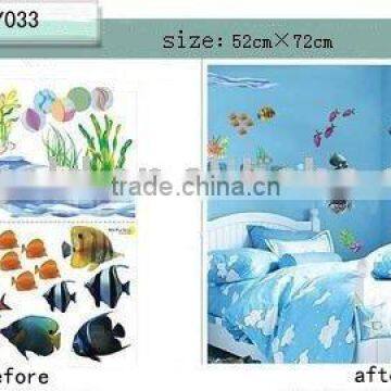 PVC self adhesive wall sticker (vinyl wall sticker)