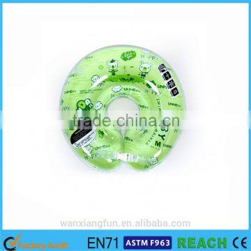 Promotional customized inflatable neck ring baby swimming neck ring