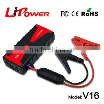 Multi funcation car Jump Starter 16800mAh 18000mah power bank jump starter with portable air compressor