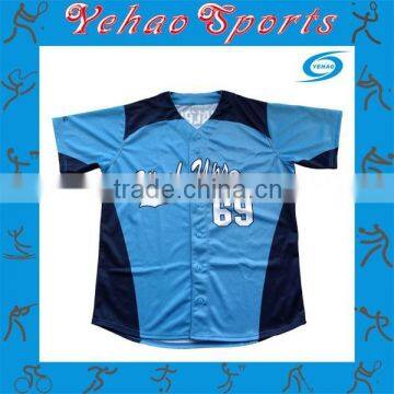 Stylish cheap wholesale baseball jerseys full dye sublimation jersey