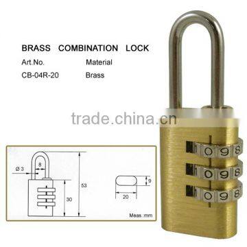 Hotel door lock brass padlock sliding wooden door lock