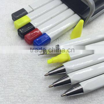 High Quality Promotional 5 in 1 Gift Pen Set With Pen Pencil Highlighter photo-3
