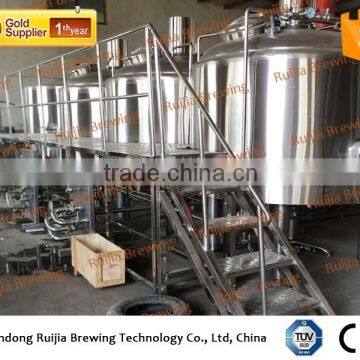 Steam heating commercial beer brewing equipment 2000l