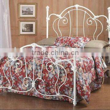 top-selling classic white wrought iron bed frame