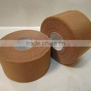 ( S )Rigid micropore sports strapping tape rayon/cotton fabric professional supplier