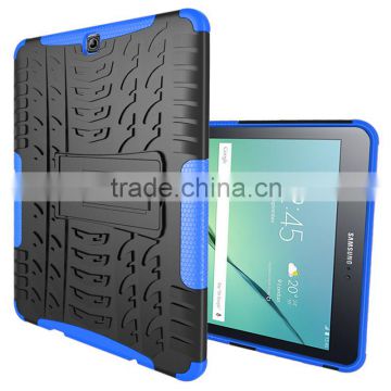 Tough duty anti-slid hybrid TPU tablet case for Samsung Galaxy Tab S2 9.7inch T810 protective skin shell