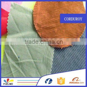 High quality custom color 100% cotton corduroy fabric price