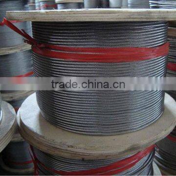 1X37 steel wire rope 1.4mm