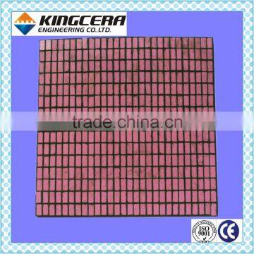 Kingcera Steel plant Octagonal hopper ceramic lining