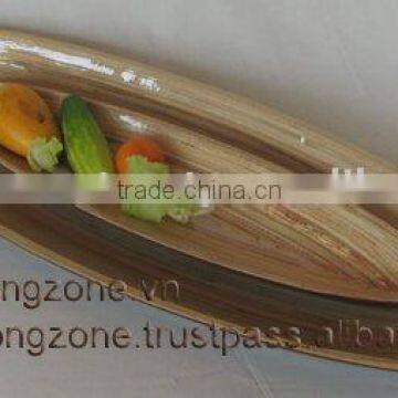 bamboo bread tray