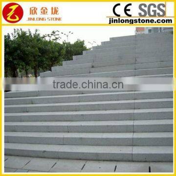 Natural granite stone exterior stair treads