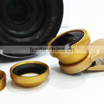 3in1 Wide Angle+Macro+Fish Eye Camera Lens for Mobile Cell Phone photo-4