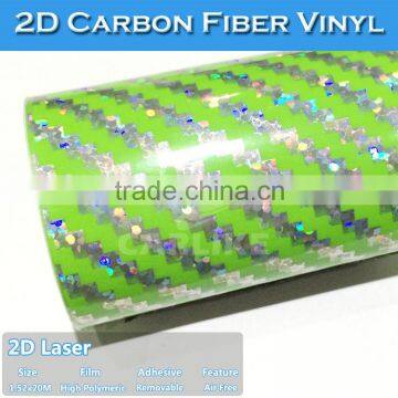 2D Release Paper 120g Glossy Carbon Coated Aluminium Foil PVC Film