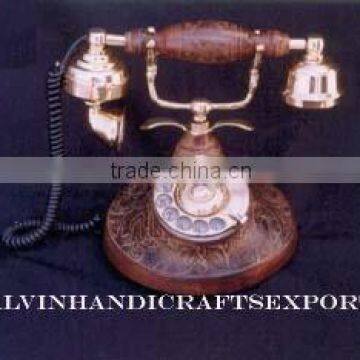 Dark red antique Finish phone