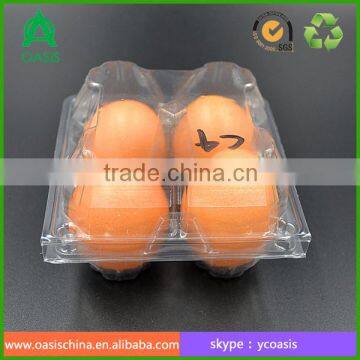 new cheap price disposable plastic 4holes egg trays